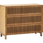Voir la diapositive 6 : HOMIFAB Commode 3 tiroirs en bois 100 cm - Umea