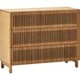 Voir la diapositive 6 : HOMIFAB Commode 3 tiroirs en bois 100 cm - Umea