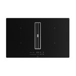 ROBLIN Table de cuisson aspirante induction 83 cm 4 feux 7400w noir - 5383836