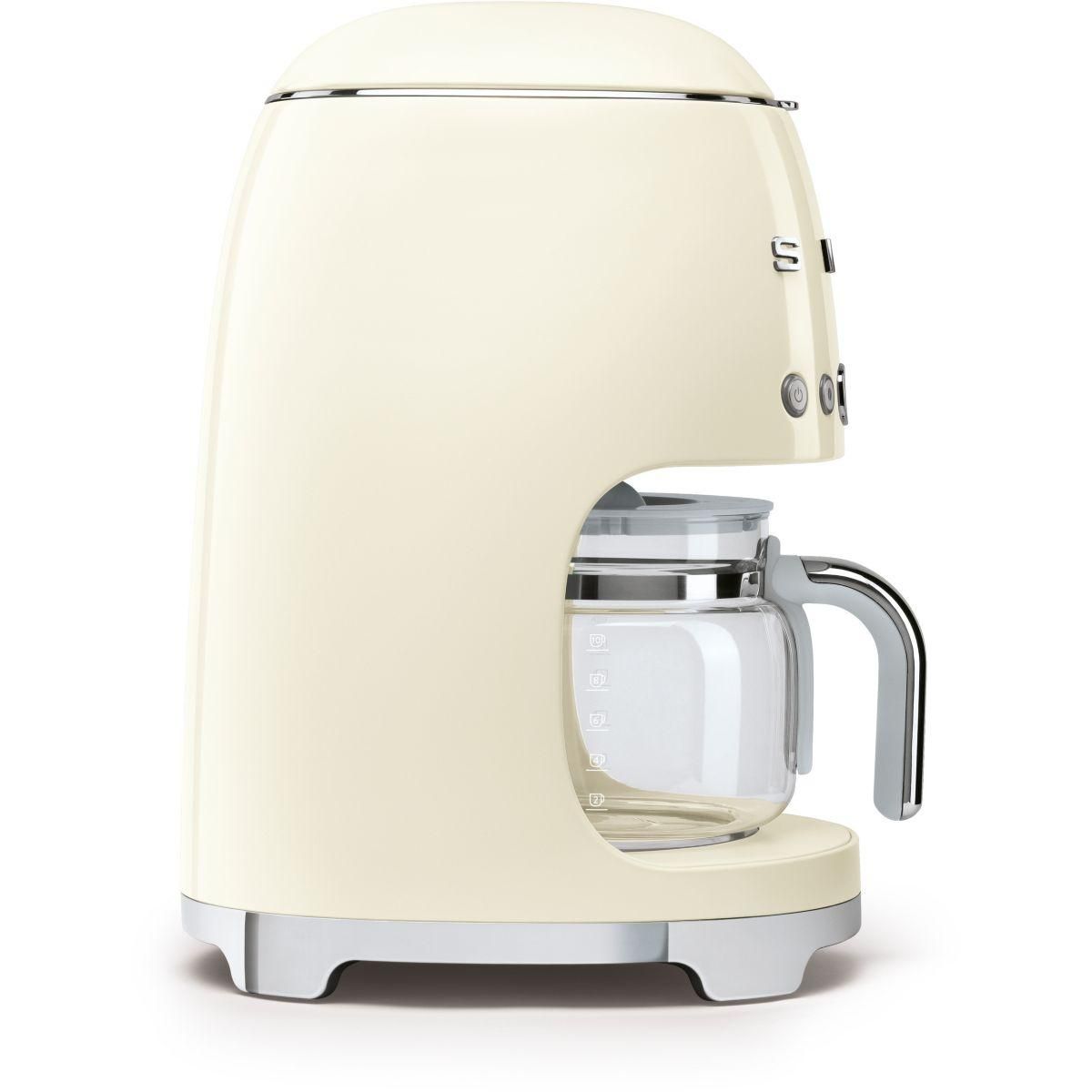 SMEG Cafetière programmable DCF02CREU creme