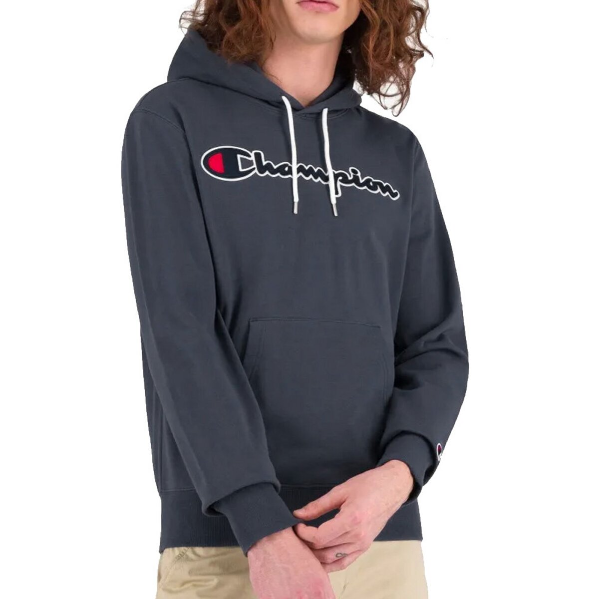 CHAMPION Sweat Capuche Marine Homme Champion 214183 pas cher