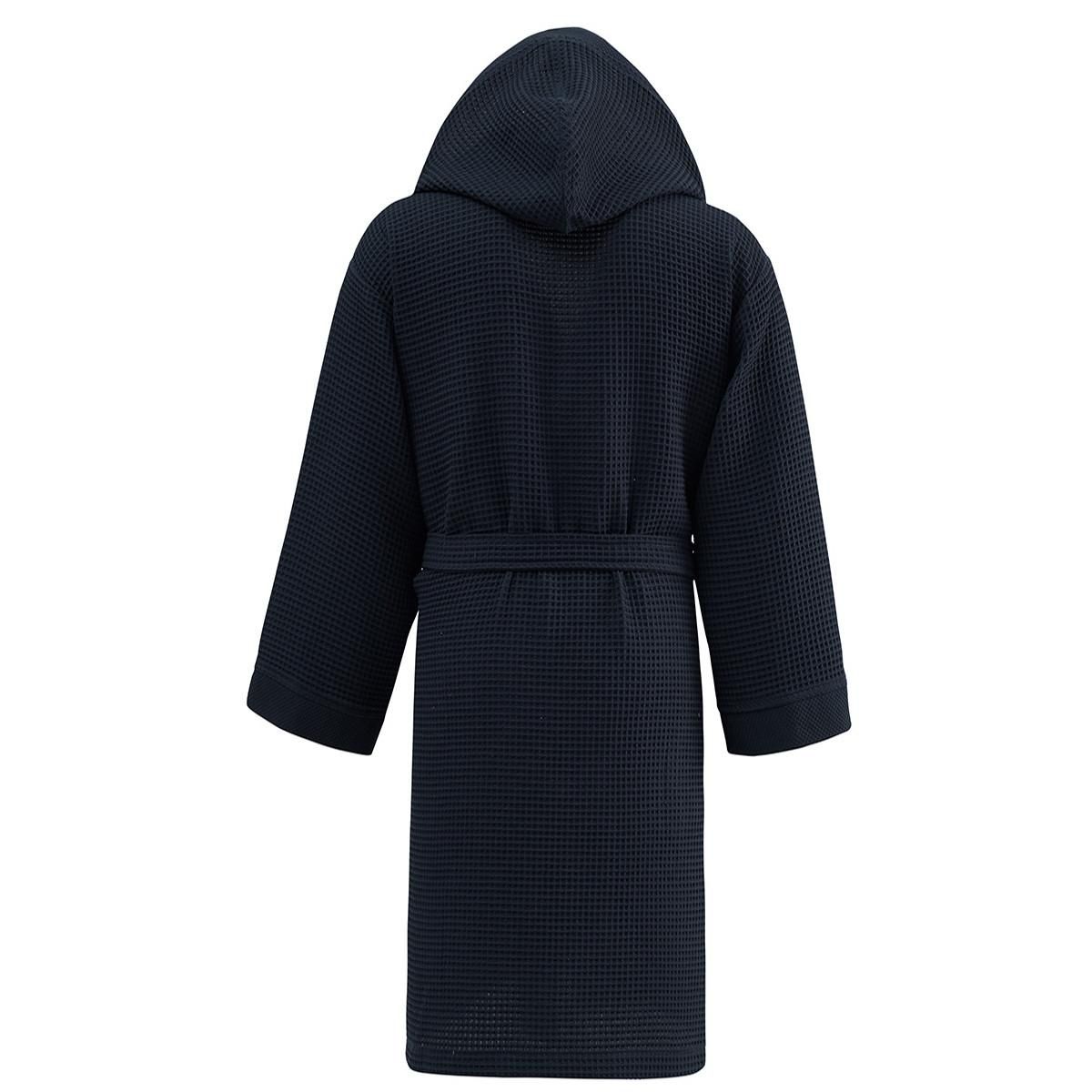 Sensei Maison Peignoir mi-long nid d'abeille SPA CAPUCHE