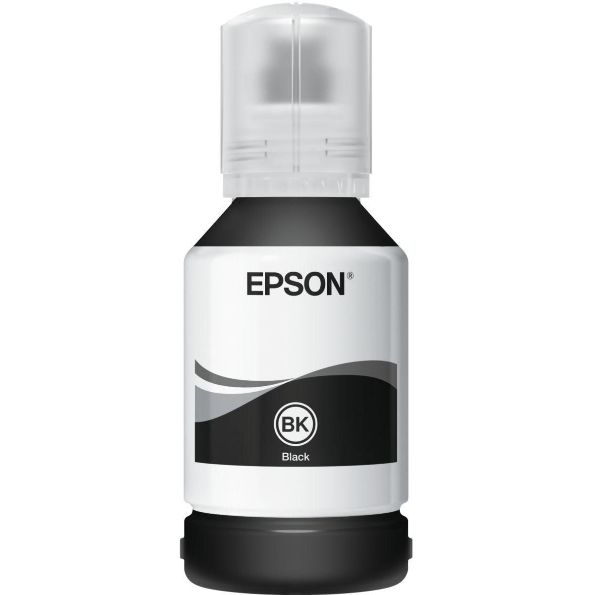 Epson Cartouche d'encre Bouteille d'Encre Ecotank 111 Noire (Pigmentée) - C13T03M14A