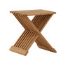 Voir la diapositive 1 : Paris Prix Table d'Appoint de Jardin en Teck  Ghana  43cm Naturel
