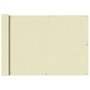 Voir la diapositive 1 : VIDAXL Ecran de balcon en tissu Oxford 75x400 cm Creme