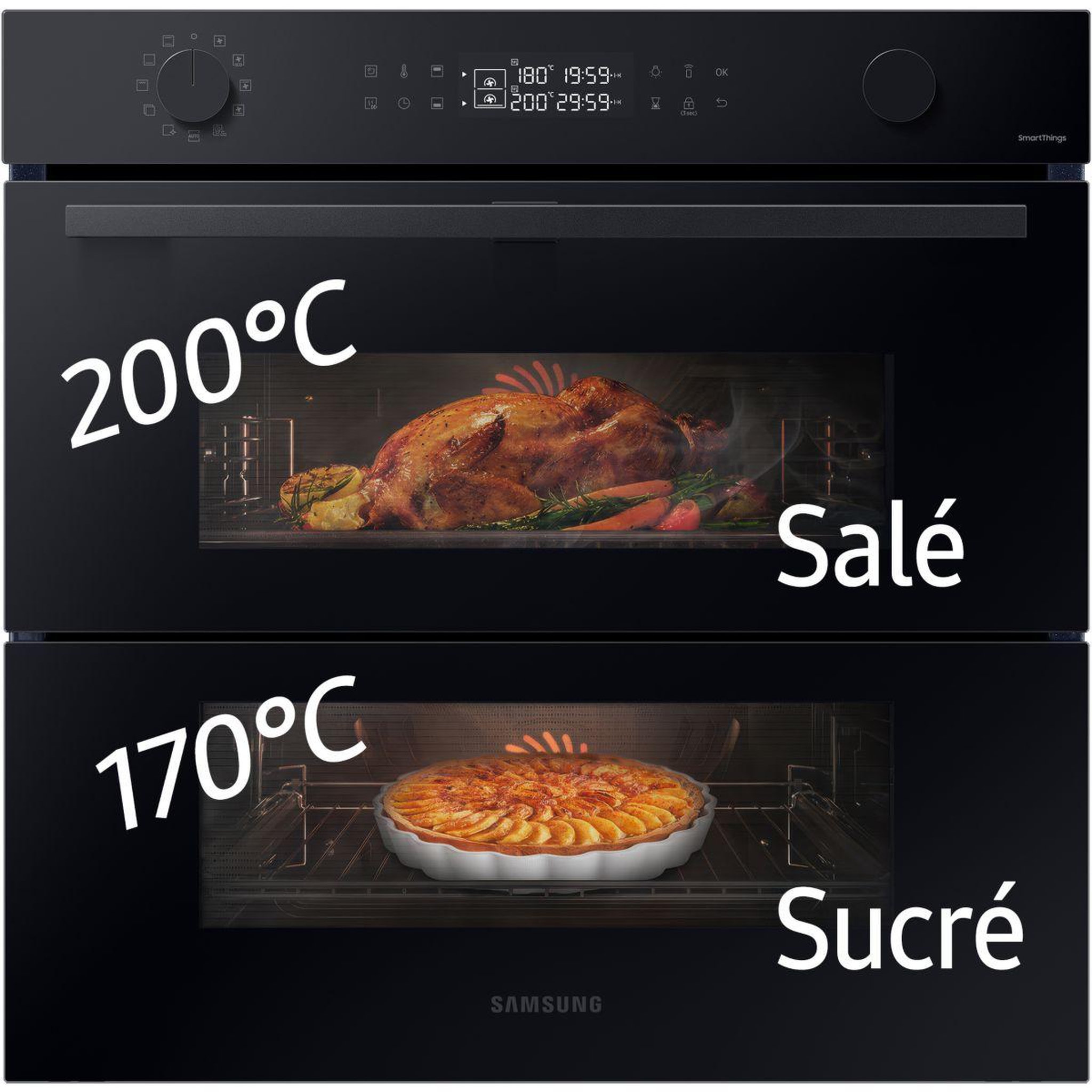 Samsung Four encastrable nv7b45502ak dualcookflex