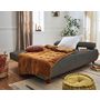 Voir la diapositive 4 : BEST MOBILIER Cristal - canapé 3 places - convertible avec coffre - en velours côtelé