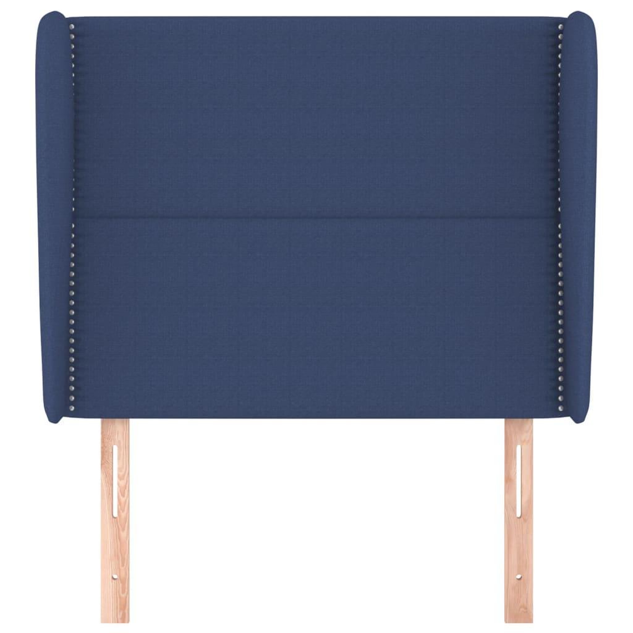 Voir la diapositive 3 : VIDAXL Tete de lit avec oreilles Bleu 103x23x118/128 cm Tissu