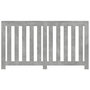 Voir la diapositive 3 : VIDAXL Cache-radiateur gris beton 149x20x82 cm bois d'ingenierie
