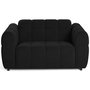 Voir la diapositive 1 : LISA DESIGN Ray - canapé droit 2 places en tissu texturé