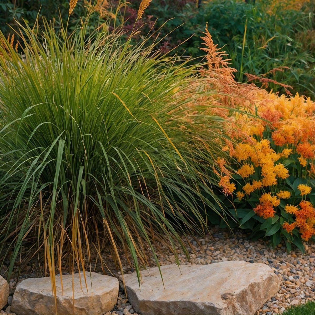 PLANT IN A BOX Pennisétum - Pennisetum alopecuroides 'Hameln' - Hauteur 20-30cm - ⌀23cm
