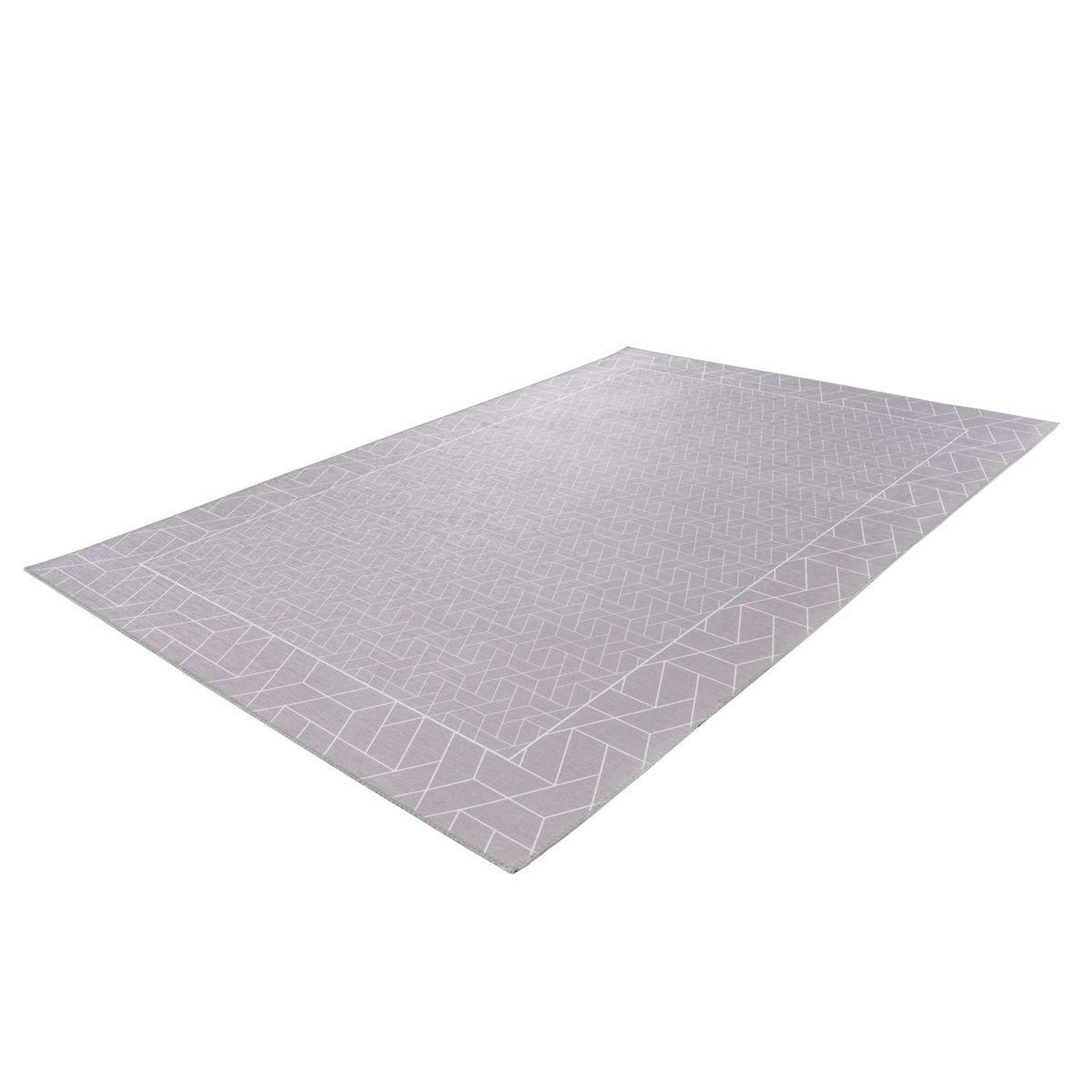 Voir la diapositive 4 : Paris Prix Tapis Imprimé Géométrique  Florence  Gris