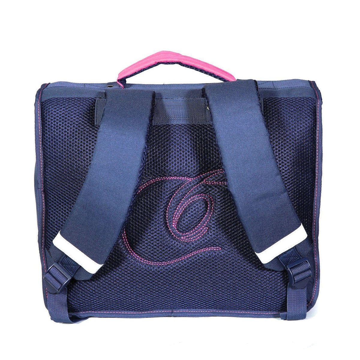 Bagtrotter Cartable 38 cm Cybel Cheval / Licorne Marine et Rose Bagtrotter