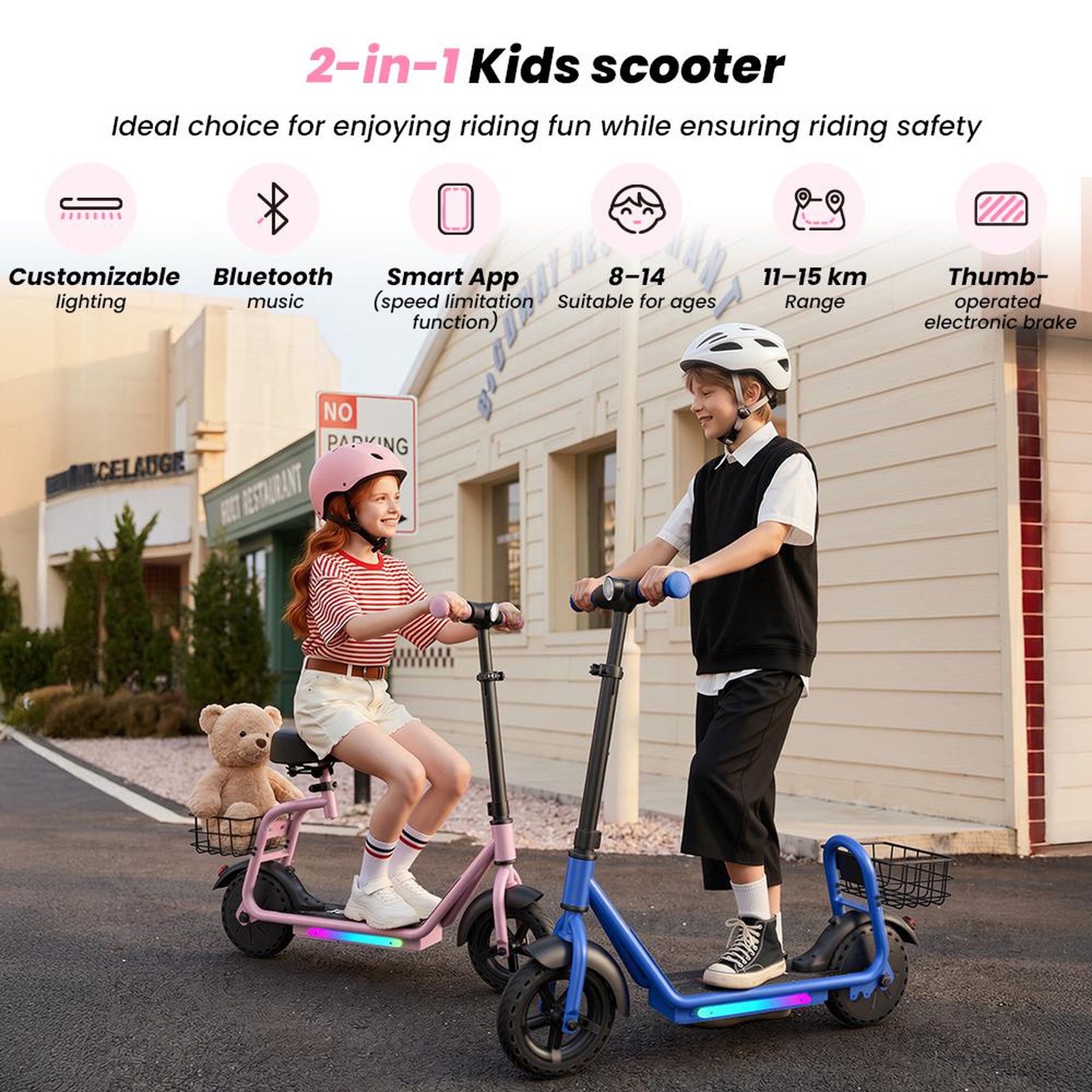 Voir la diapositive 3 : ISCOOTER Trottinette électrique enfant iscooter ik7