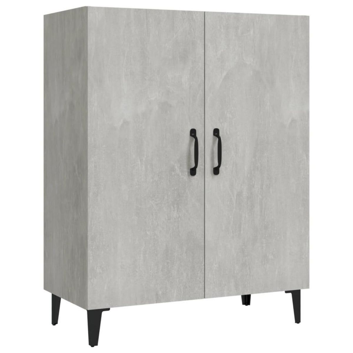 VIDAXL Buffet Gris beton 70x34x90 cm Bois d'ingenierie