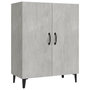 Voir la diapositive 2 : VIDAXL Buffet Gris beton 70x34x90 cm Bois d'ingenierie