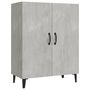 Voir la diapositive 2 : VIDAXL Buffet Gris beton 70x34x90 cm Bois d'ingenierie