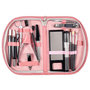 Voir la diapositive 2 : Paris Prix Coffret Manucure  18 Accessoires  18cm Rose