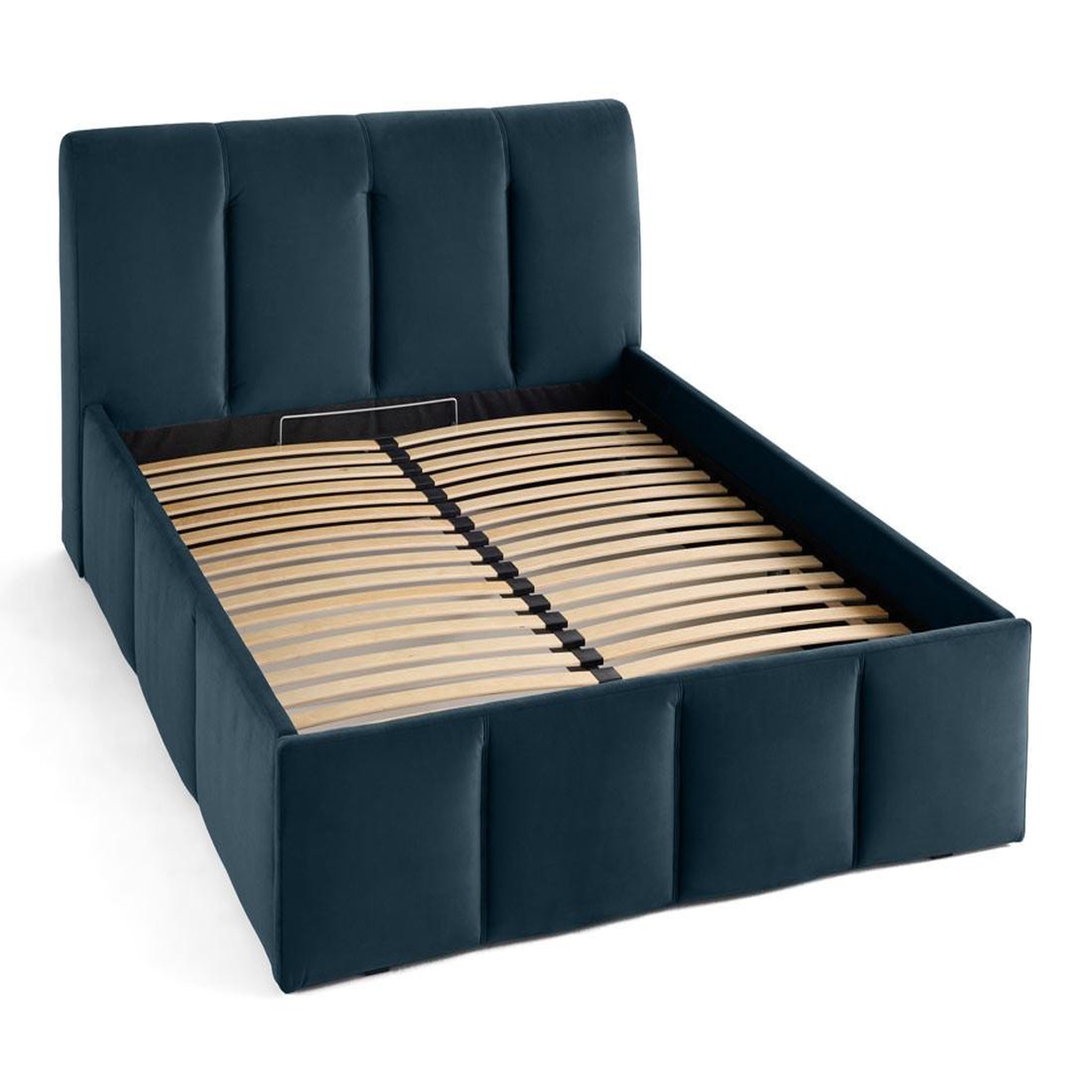 Voir la diapositive 4 : BEST MOBILIER Elysia - lit coffre - 140x190 - en velours - sommier inclus