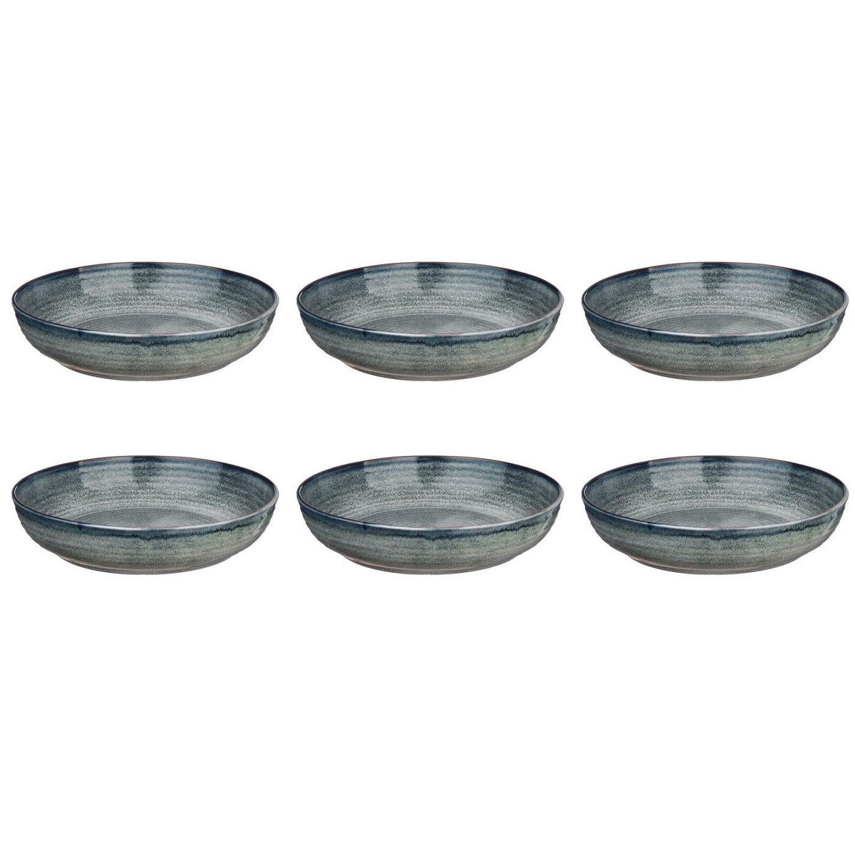 BJORN Assiette creuse ZEN Ø22,5cm - 6 pièces - Natural