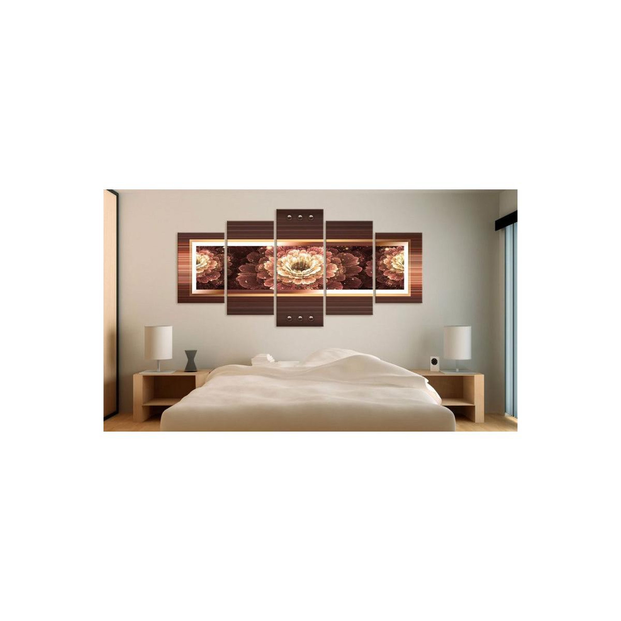Voir la diapositive 2 : Paris Prix Tableau Imprimé  Gold Gerbera