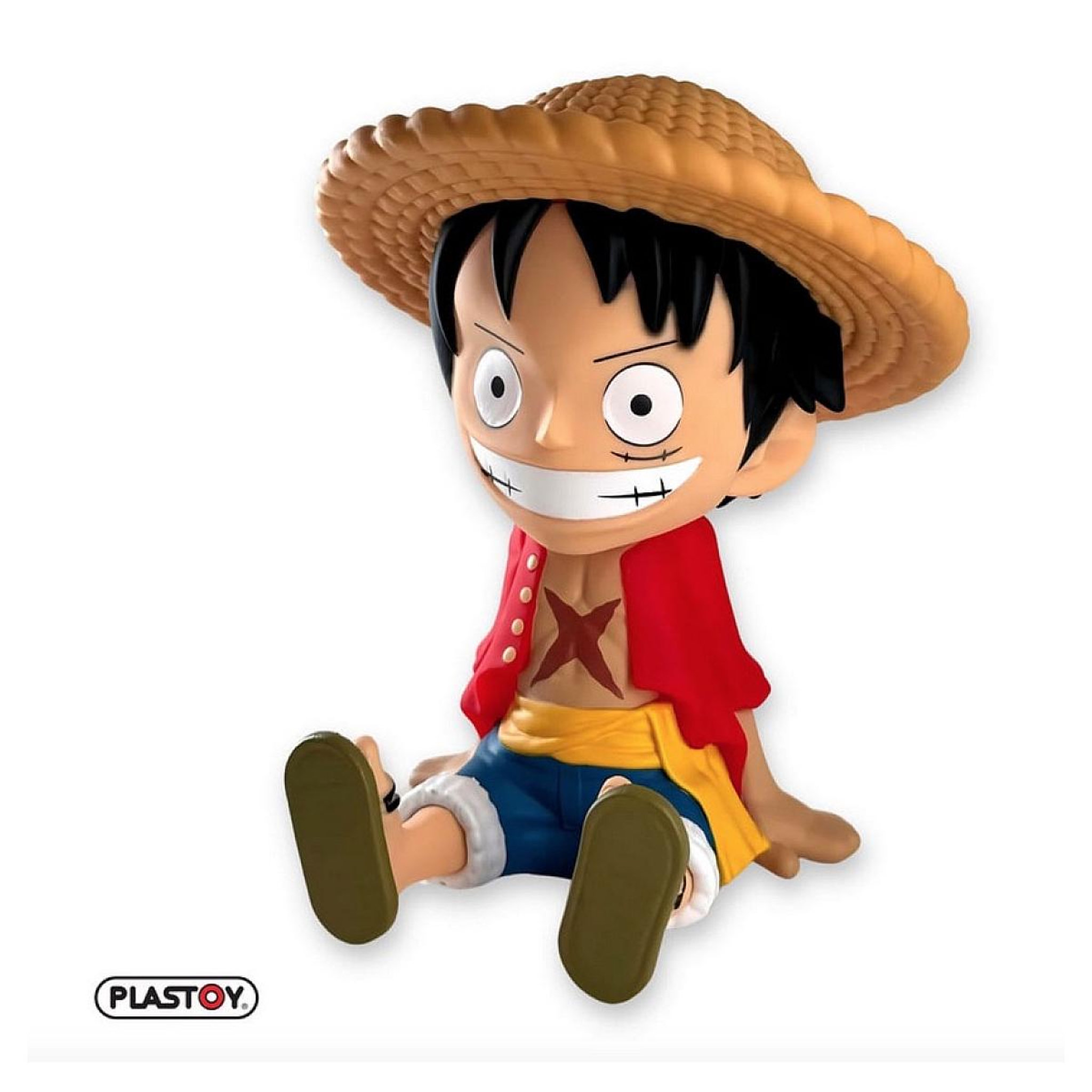 Voir la diapositive 2 : Plastoy Tirelire Luffy SD - One Piece