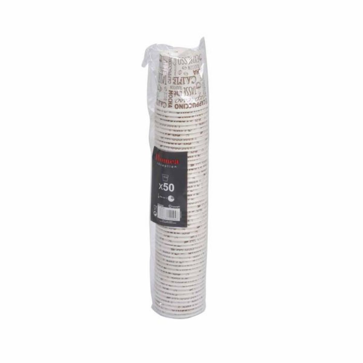 Paris Prix Lot de 50 Gobelets en Carton  Expresso  12cl Blanc