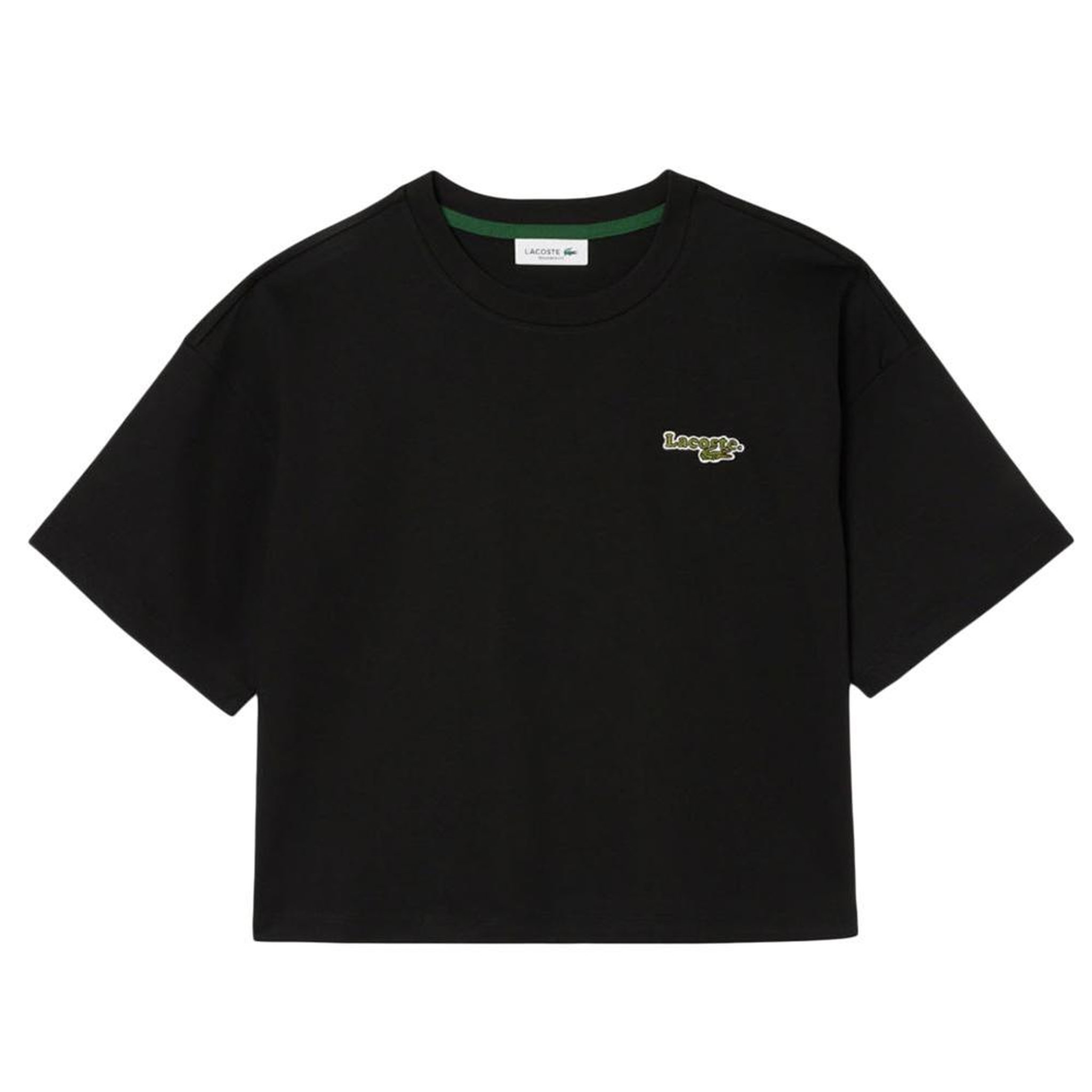 Lacoste T-Shirt Marine Femme Lacoste Sigle. Coloris disponibles : Bleu