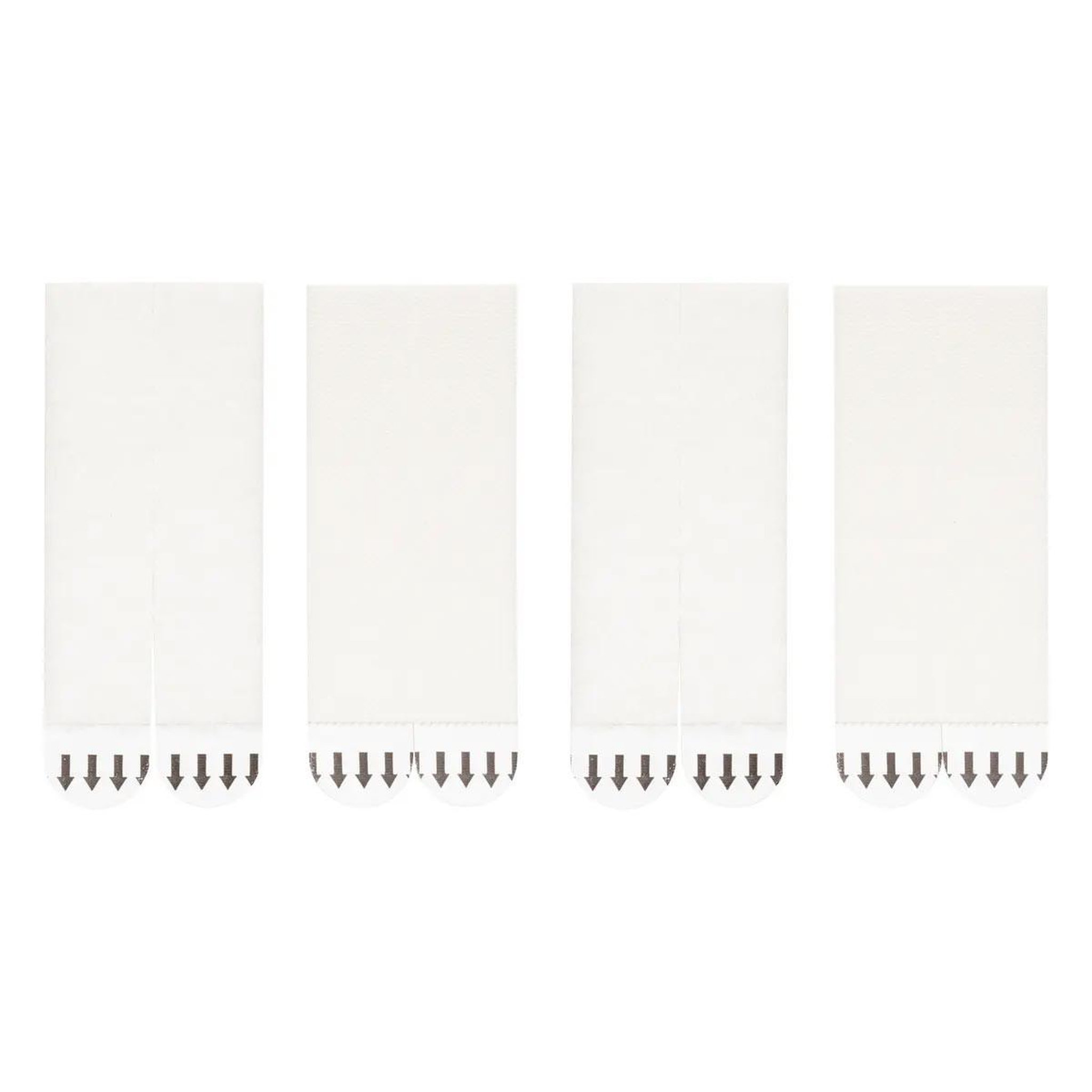 FIVE Lot de 8 bandes de fixation murale  adhésives  9cm blanc