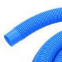 Voir la diapositive 4 : VIDAXL Tuyau de piscine avec colliers de serrage Bleu 38 mm 12 m