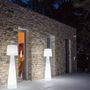 Voir la diapositive 3 : Lumisky Lampadaire ext filaire LADY Blanc Polyéthylène H150CM