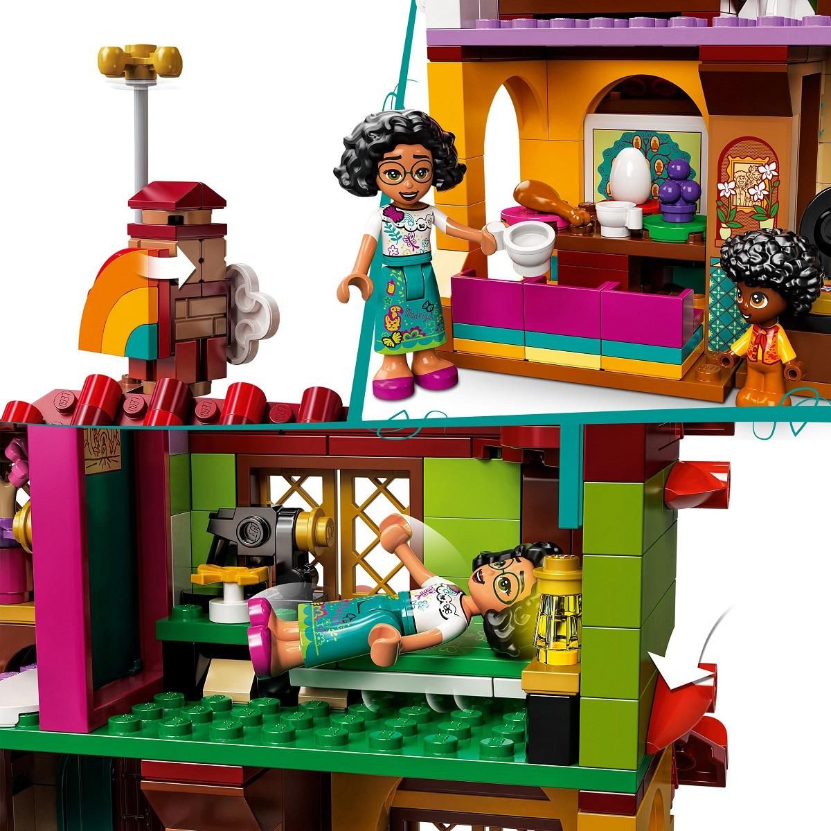 LEGO Disney Encanto 43202 La Maison Madrigal, Jouet de Construction, avec Mini-Poupées, Figurine Capybara, Cadeau Noël Filles et Garçons dès 6 Ans, Film Encanto