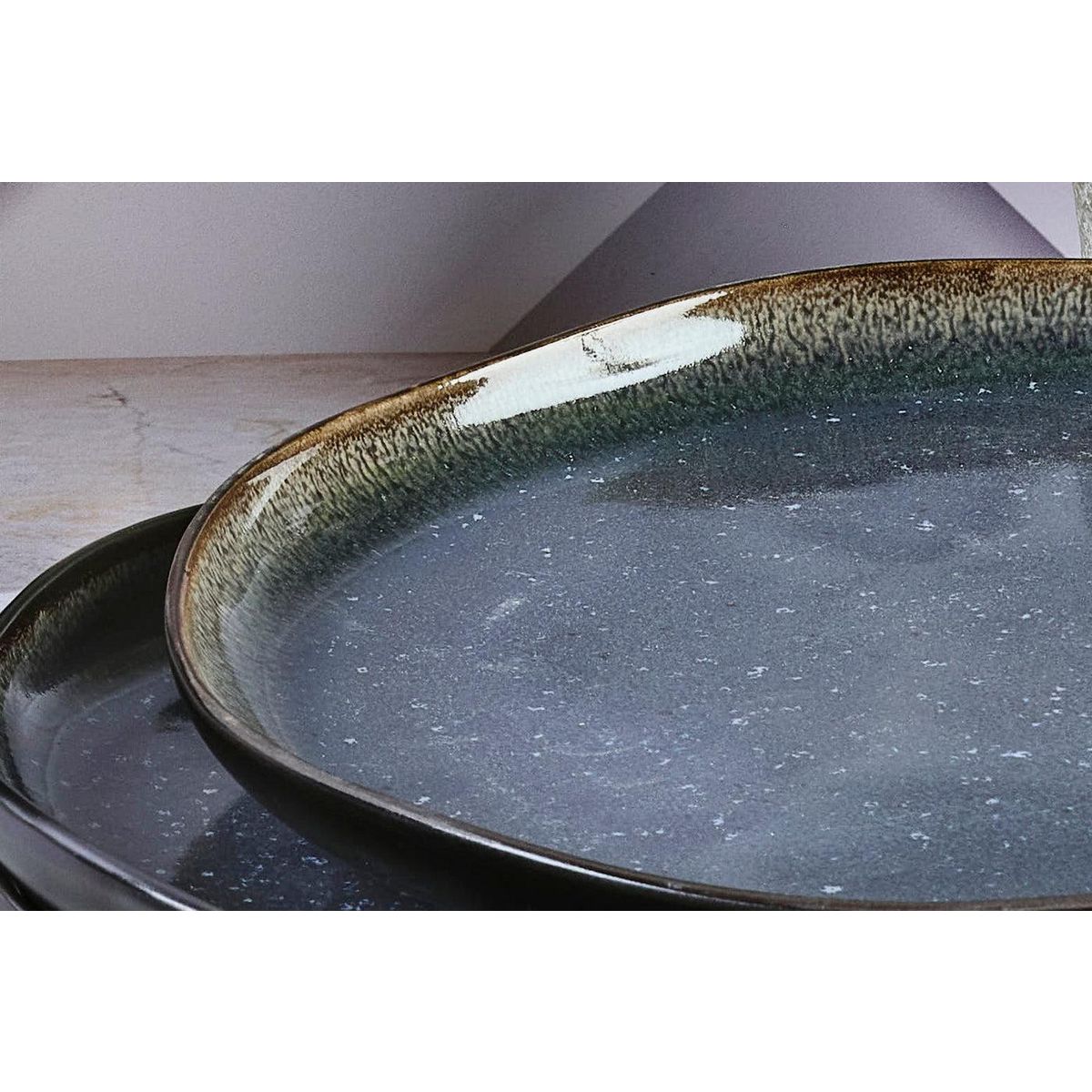 BJORN Assiette IRIS Ø26cm - 6 pièces - Bleu nuit