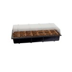 Nortene Mini serre  Growing Kit  avec plaque biodégradable - 5 x 5 cm