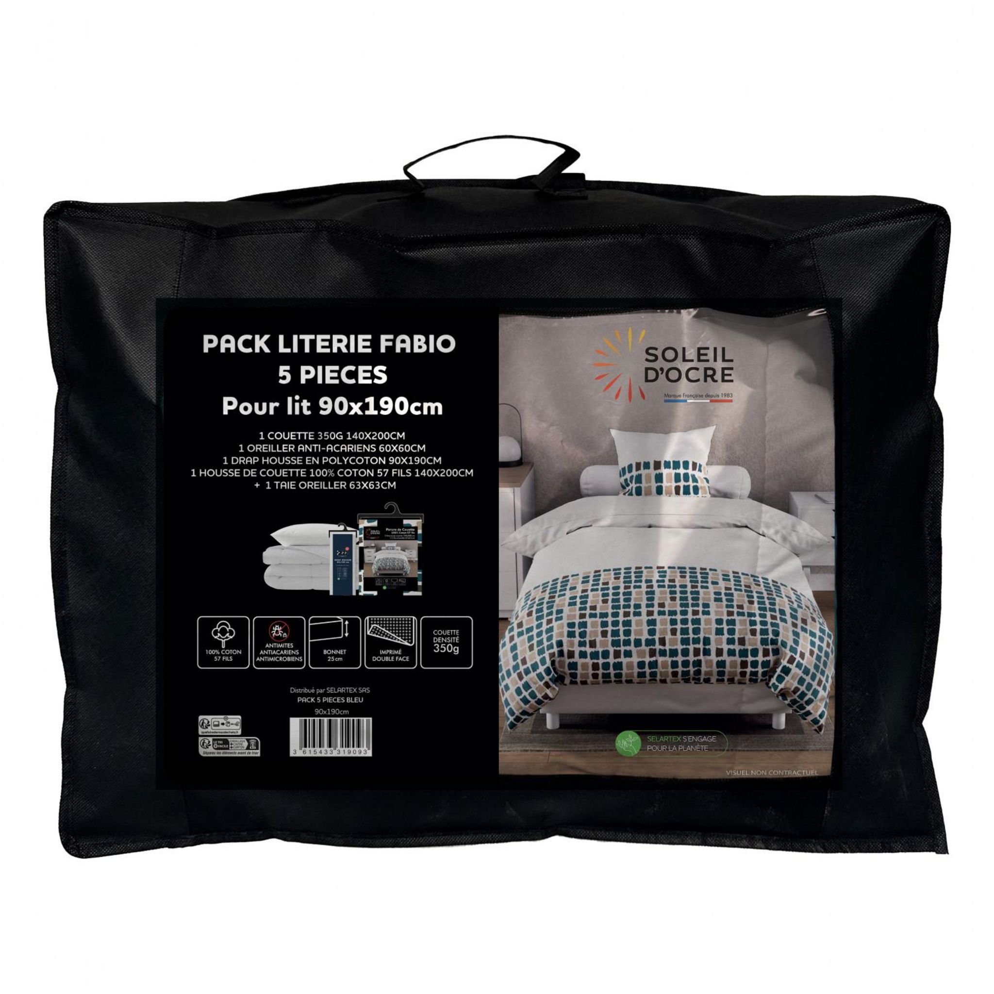 Cuscino Atmosfera Zzz In Policotone Taupe 50x75 Cm | Federa Lavabile, Morbida E Comfortevole - Foto 2