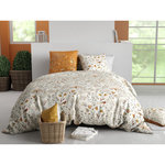 ATELIER DU COTON Parure Housse De Couette 100% Coton 57fils Demil. Coloris disponibles : Multicolore