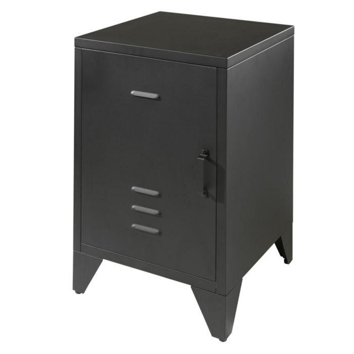 Paris Prix Table de Chevet Enfant  Bronxx  60cm Noir Mat