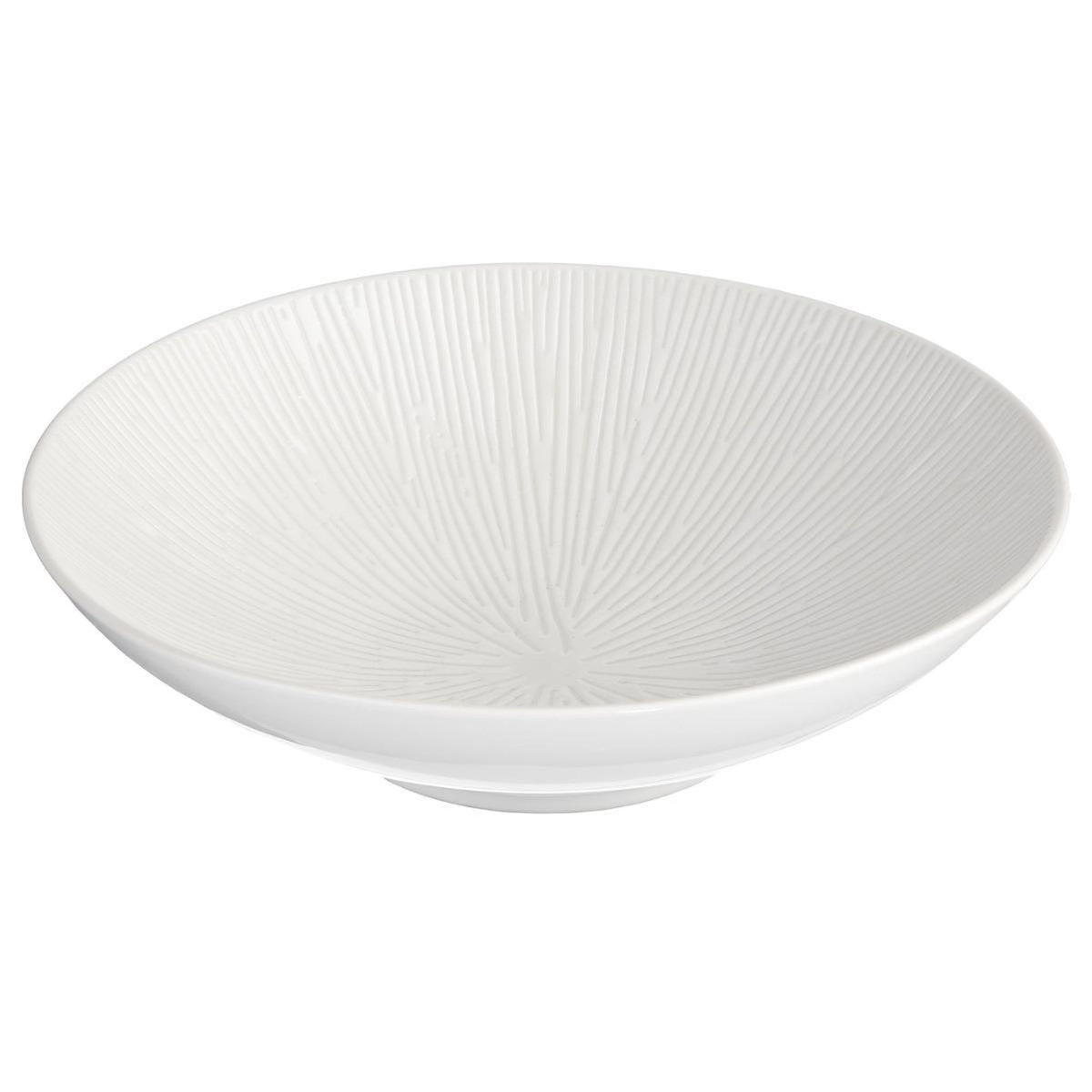 SECRET DE GOURMET Lot de 6 Assiettes Creuses  Atelier  19cm Crème