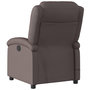 Voir la diapositive 5 : VIDAXL Fauteuil de massage inclinable electrique marron fonce