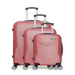 AMERICAN TRAVEL AMERICAN TRAVEL - Set de 3 Valises DC 75 cm 4 Roues. Coloris disponibles : Gris