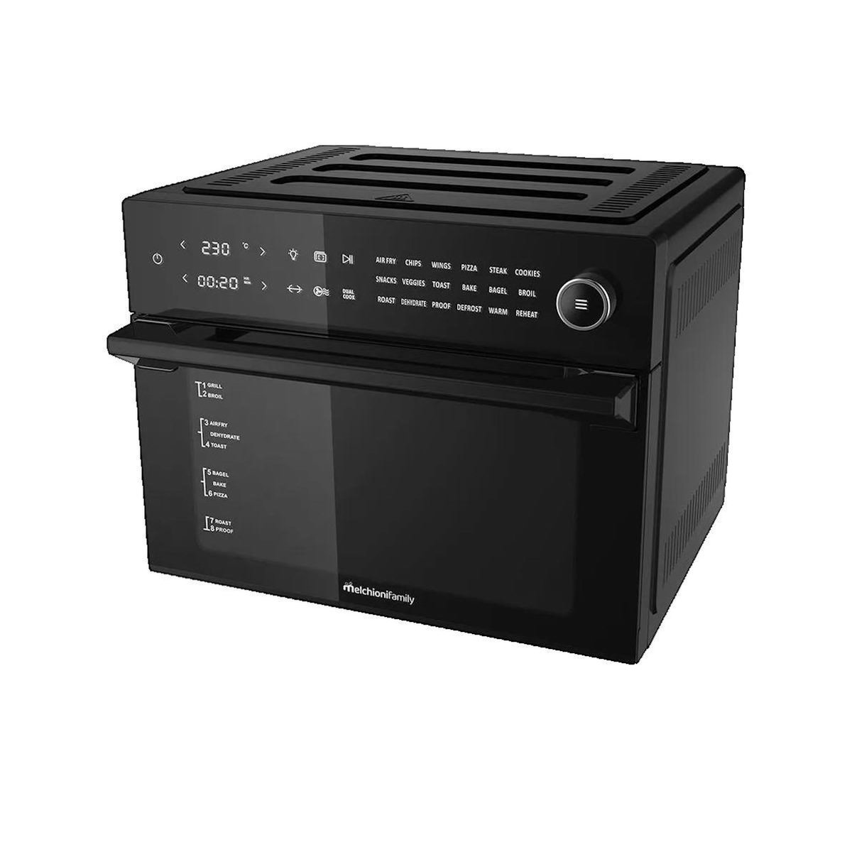 MELCHIONI FAMILY Friteuse Melchioni Family Benedetta à air chaud 30 litres noire