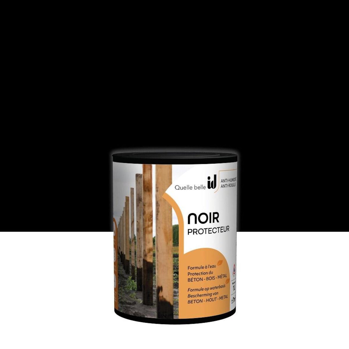 CENTRALE BRICO Revêtement d'étanchéité Noir Protecteur, LAKEONE, noir 1 litre