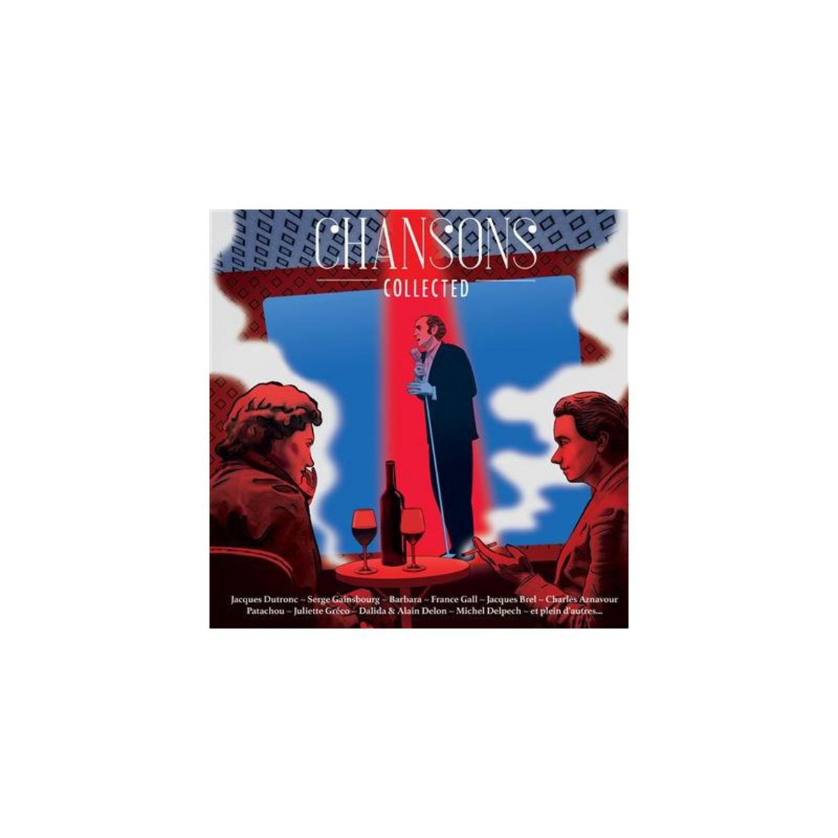 Chansons Collected Vinyle Rouge et Bleu