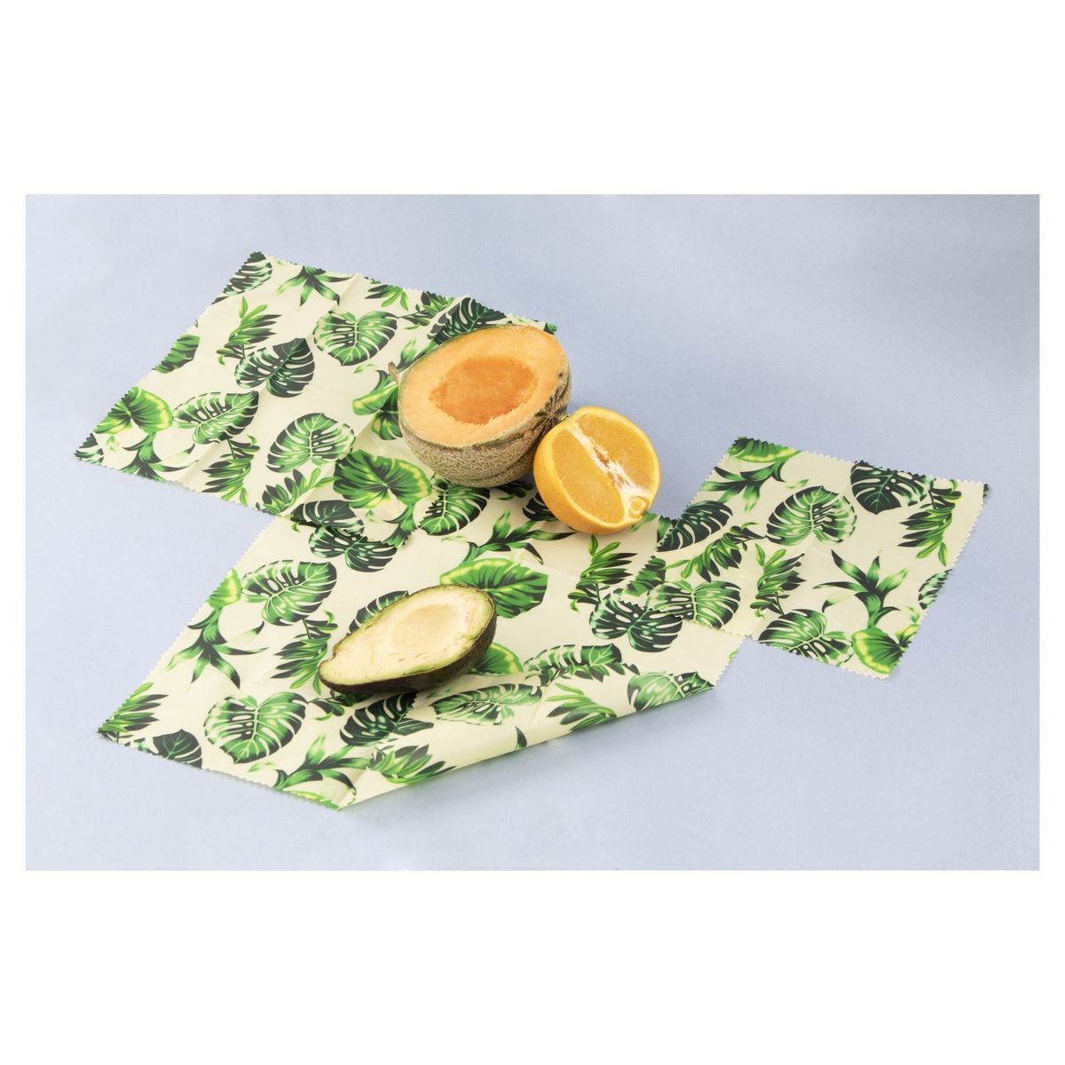Lot de 3 beewraps en coton et cire d'abeille