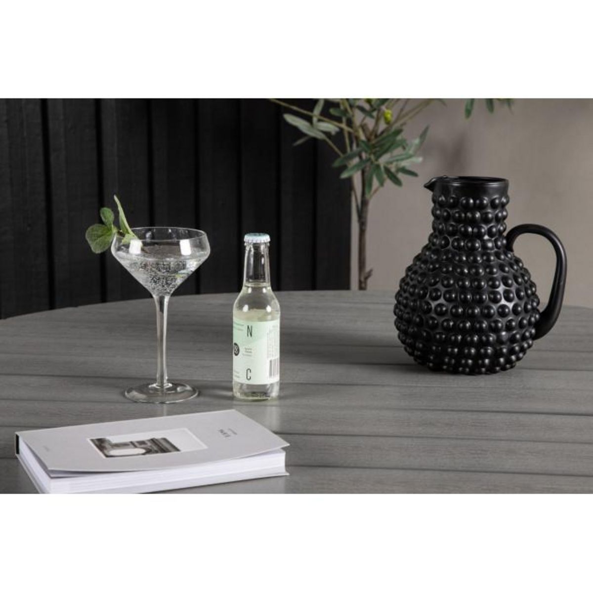 Paris Prix Table de Jardin Ronde  Break  120cm Gris