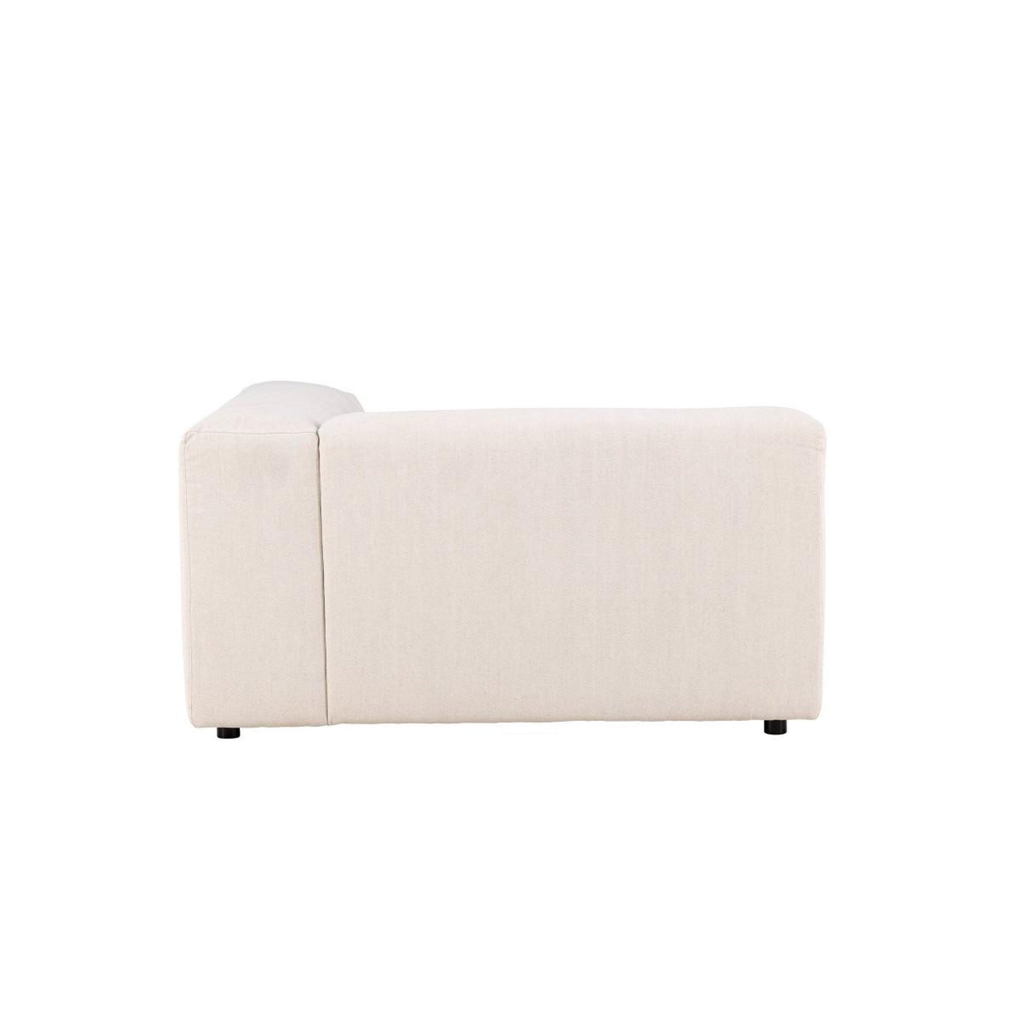 Voir la diapositive 2 : Paris Prix Module d'angle de canapé  mavi  135cm beige
