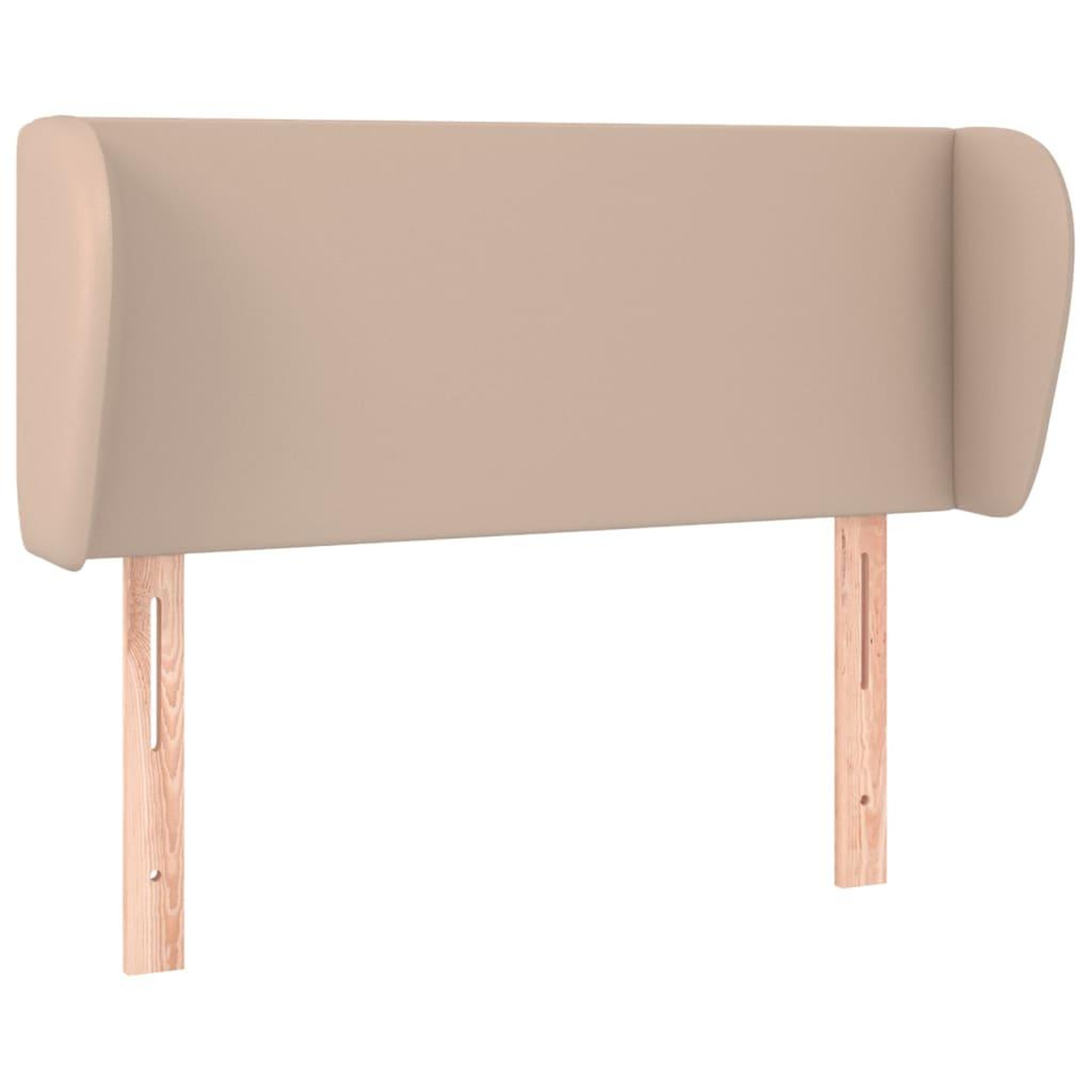 Voir la diapositive 2 : VIDAXL Tete de lit avec oreilles Cappuccino 103x23x78/88 cm Similicuir