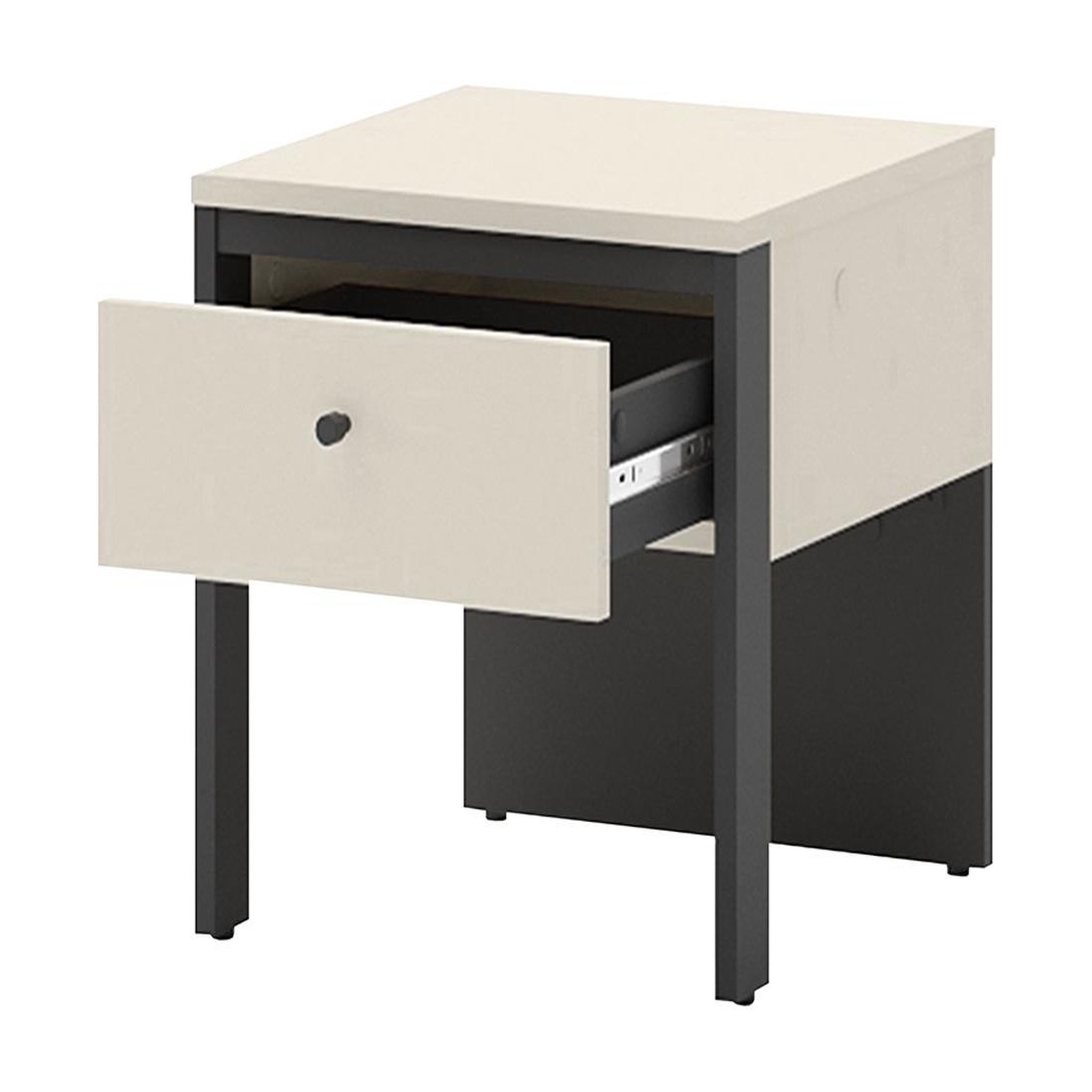 Voir la diapositive 2 : BEST MOBILIER Kimi - table de chevet 40 cm - 1 tiroir
