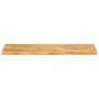 Voir la diapositive 3 : VIDAXL Dessus de table a bord vivant 120x30x2,5cm bois massif manguier