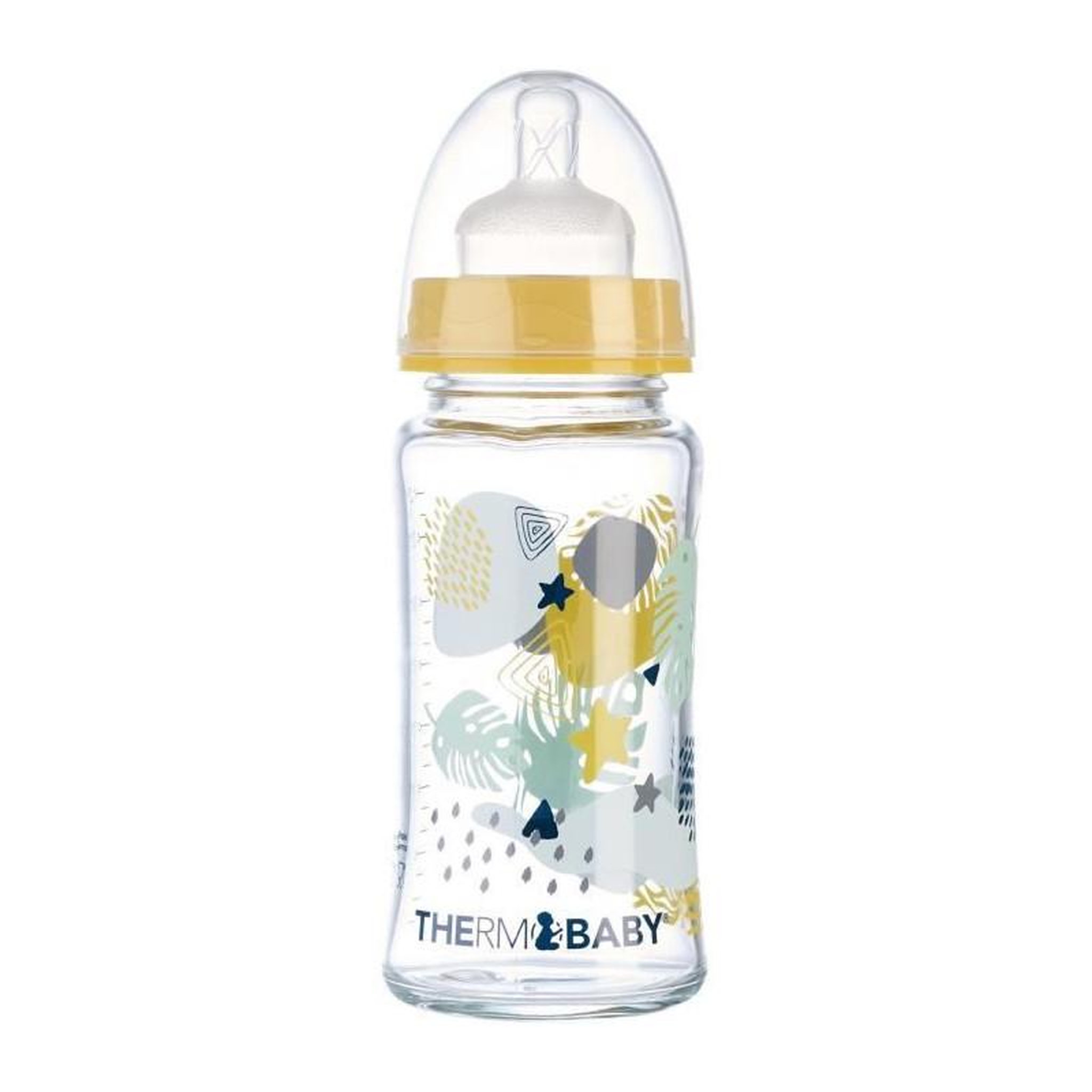 Voir la diapositive 5 : THERMOBABY Chauffe biberon + Biberon verre 230ml + Goupillon biberon + Boîte doseuse de lait + Bavoir + Coffret Boîte a sucettes